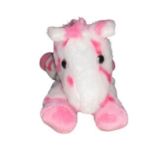 8 Inch Mini Flopsie Lady Pink Appaloosa Horse Plush Stuffed Animal by Aurora-GUC